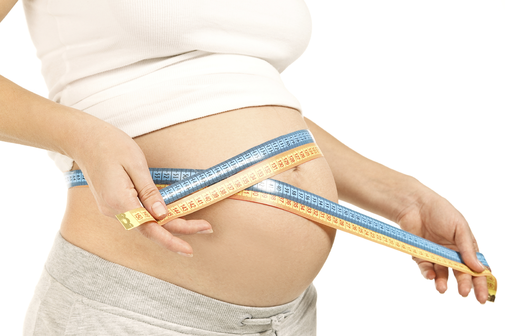 Увеличение массы тела ребенка. Измерение окружности живота. Измерение окружности живота беременной. Избыточный вес при беременности.